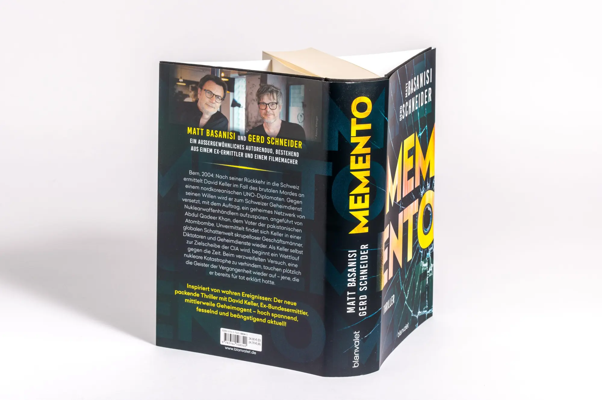 Bild: 9783764508340 | Memento | Thriller | Matt Basanisi (u. a.) | Buch | David Keller