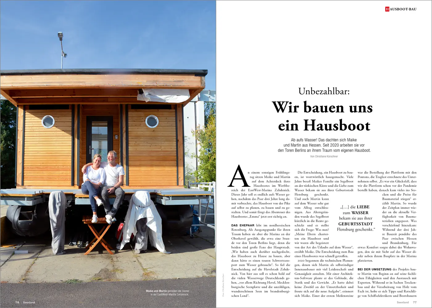 Bild: 9783946148340 | Seenland 2024 | Reisemagazin für Mecklenburg und Brandenburg | Buch