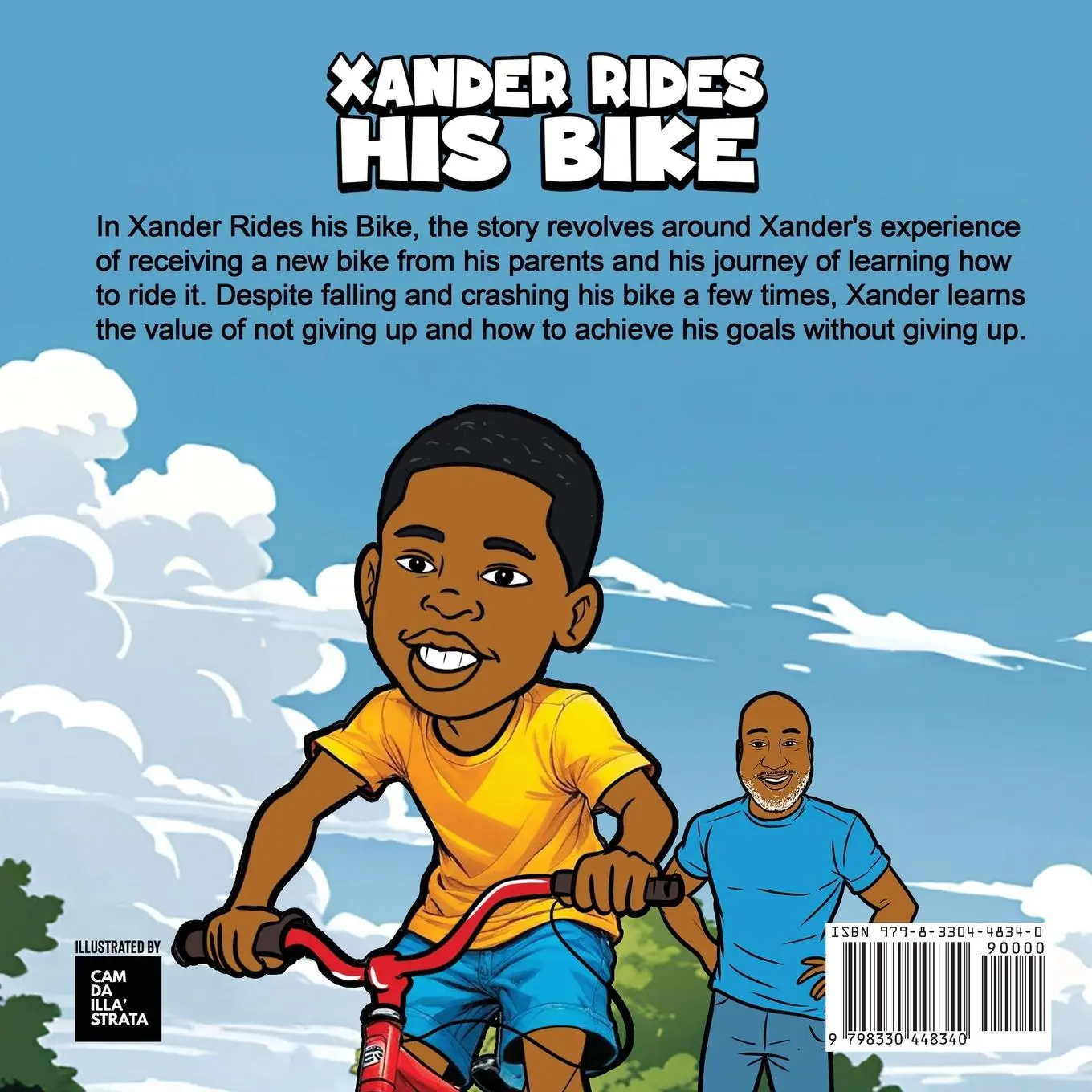 Rückseite: 9798330448340 | Xander Rides His Bike | Richard Wilson | Taschenbuch | Englisch | 2024