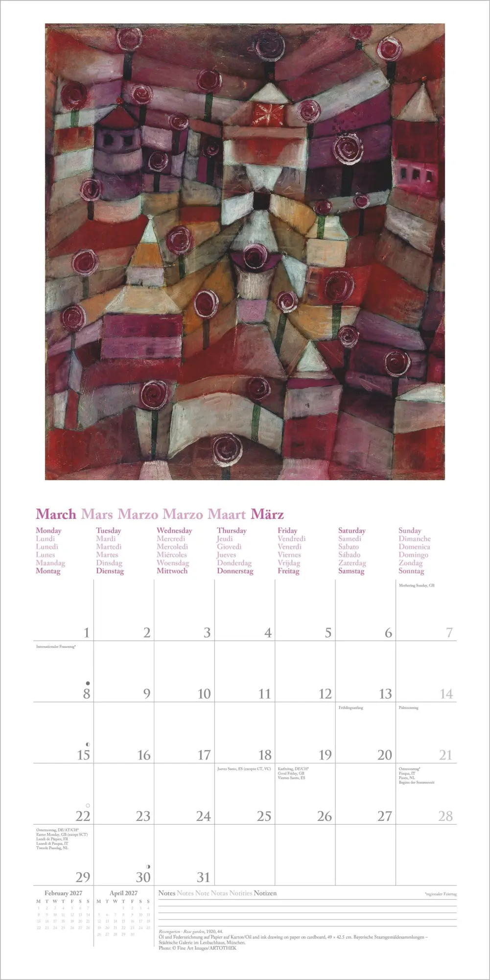 Bild: 4069095018440 | Paul Klee 2027 | Neumann Verlage GmbH &amp; Co KG | Kalender | 14 S.