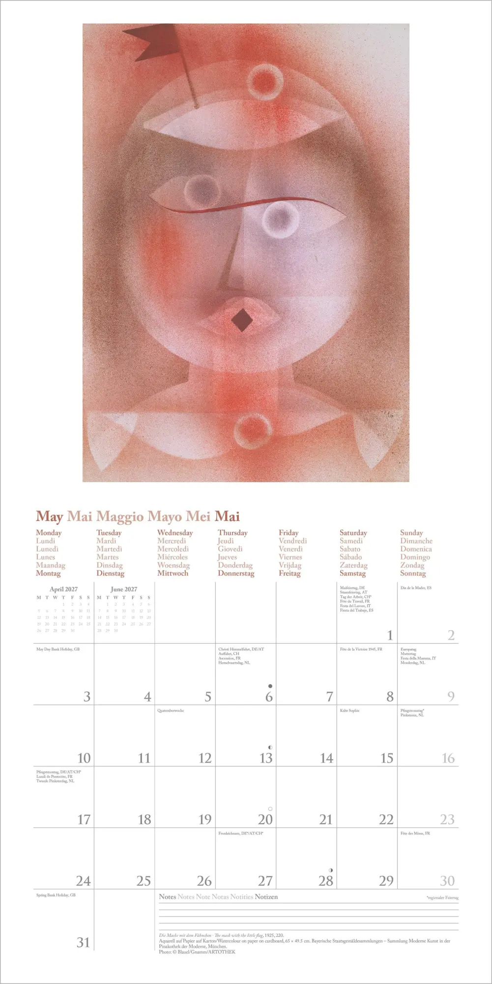 Bild: 4069095018440 | Paul Klee 2027 | Neumann Verlage GmbH &amp; Co KG | Kalender | 14 S.