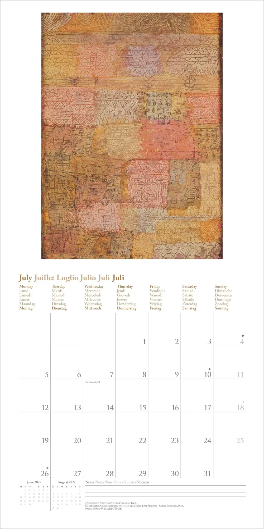 Bild: 4069095018440 | Paul Klee 2027 | Neumann Verlage GmbH &amp; Co KG | Kalender | 14 S.