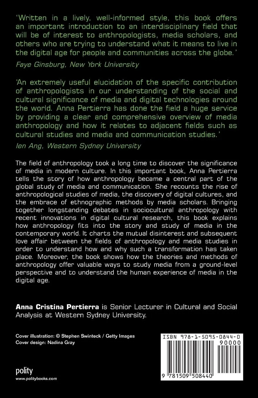 Rückseite: 9781509508440 | Media Anthropology for the Digital Age | Anna Cristina Pertierra
