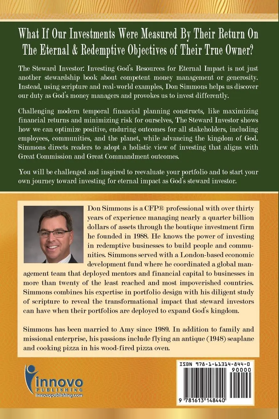 Rückseite: 9781613148440 | The Steward Investor | Investing God's Resources for Eternal Impact