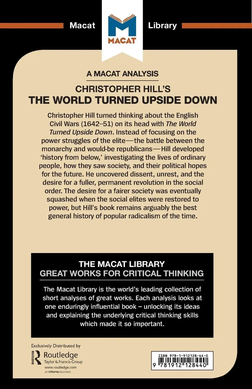 Rückseite: 9781912128440 | An Analysis of Christopher Hill's The World Turned Upside Down | Buch