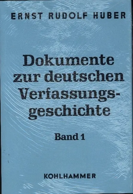 Cover: 9783170018440 | Deutsche Verfassungsdokumente 1803-1850 | Ernst R. Huber | Buch | 1978