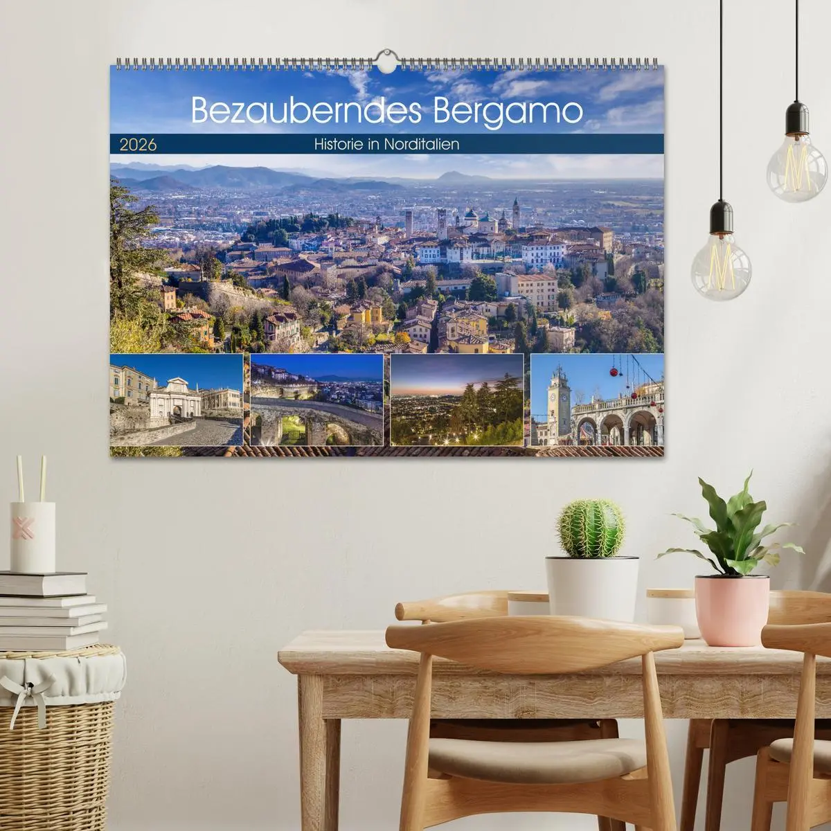 Bild: 9783457388440 | Bezauberndes Bergamo (Wandkalender 2026 DIN A2 quer), CALVENDO...