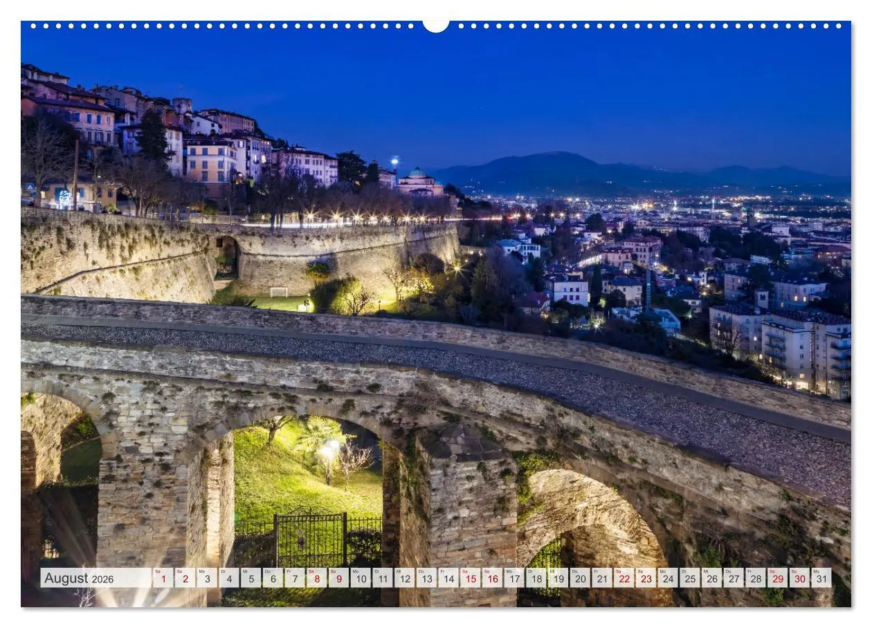 Bild: 9783457388440 | Bezauberndes Bergamo (Wandkalender 2026 DIN A2 quer), CALVENDO...