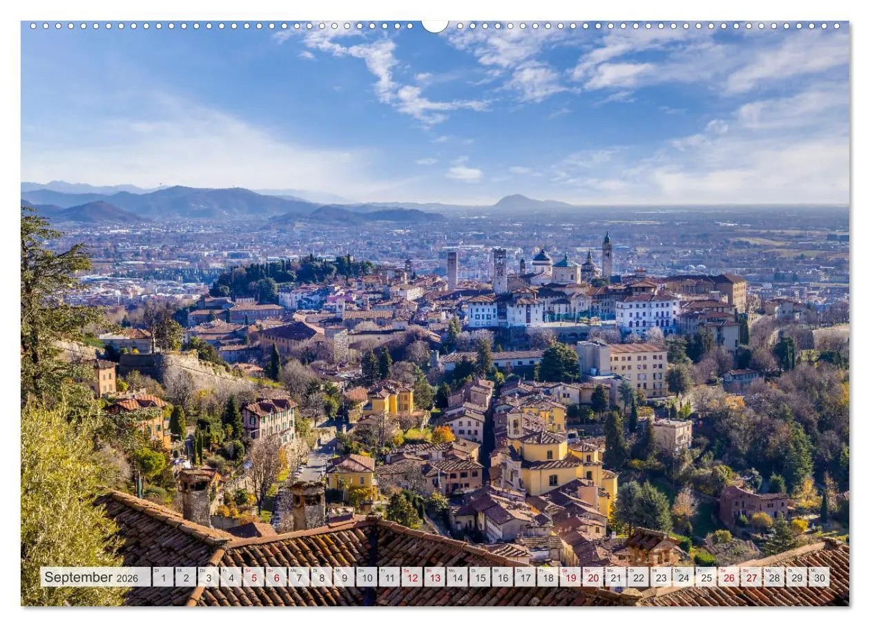 Bild: 9783457388440 | Bezauberndes Bergamo (Wandkalender 2026 DIN A2 quer), CALVENDO...
