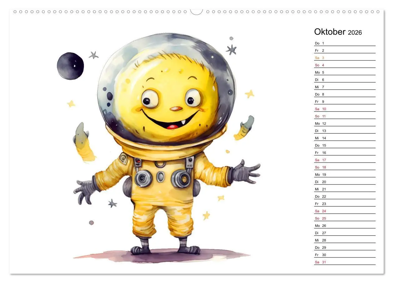 Bild: 9783457528440 | Monsterjobs - Kleine Monster, große Träume (Wandkalender 2026 DIN...
