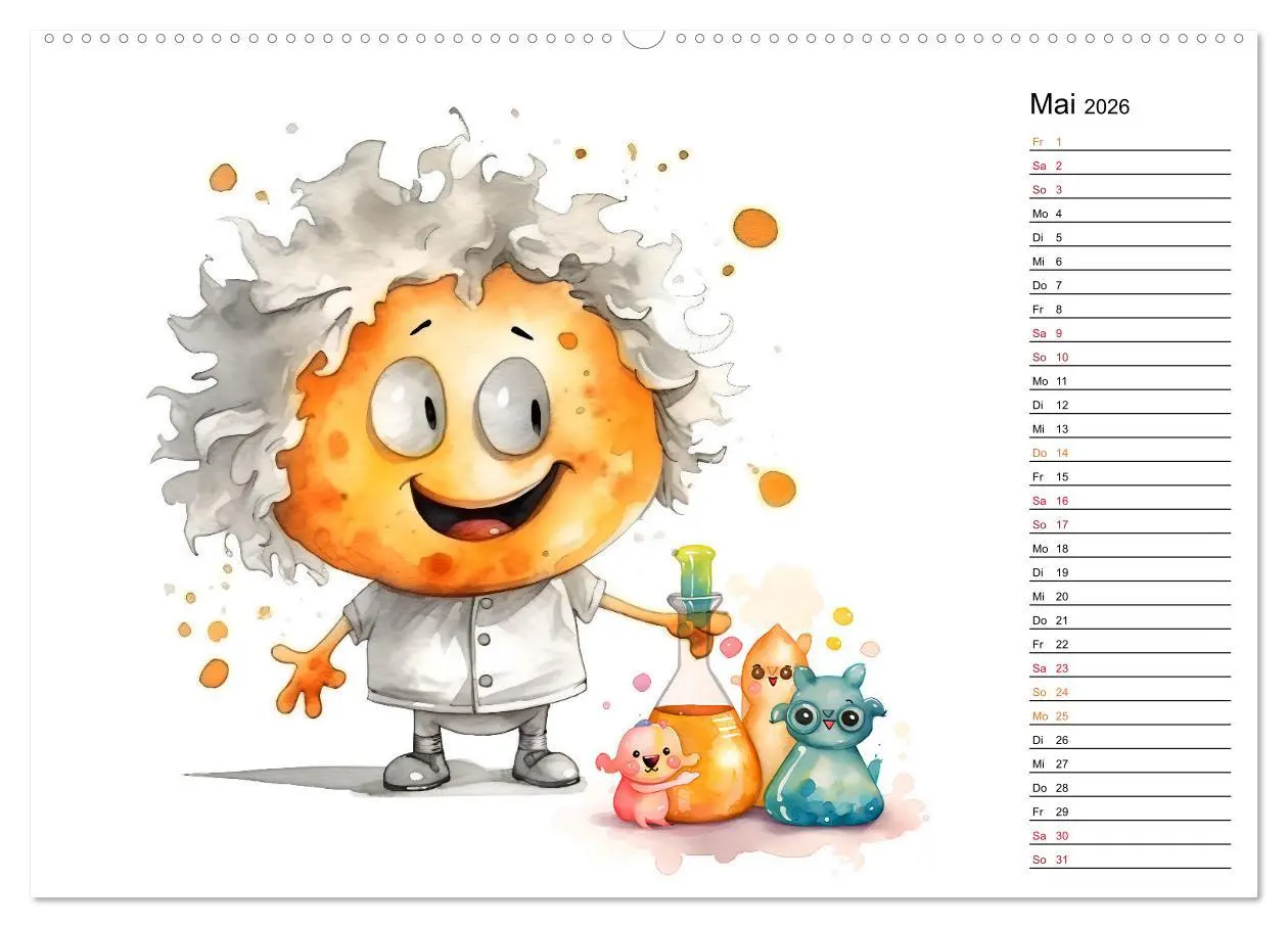 Bild: 9783457528440 | Monsterjobs - Kleine Monster, große Träume (Wandkalender 2026 DIN...