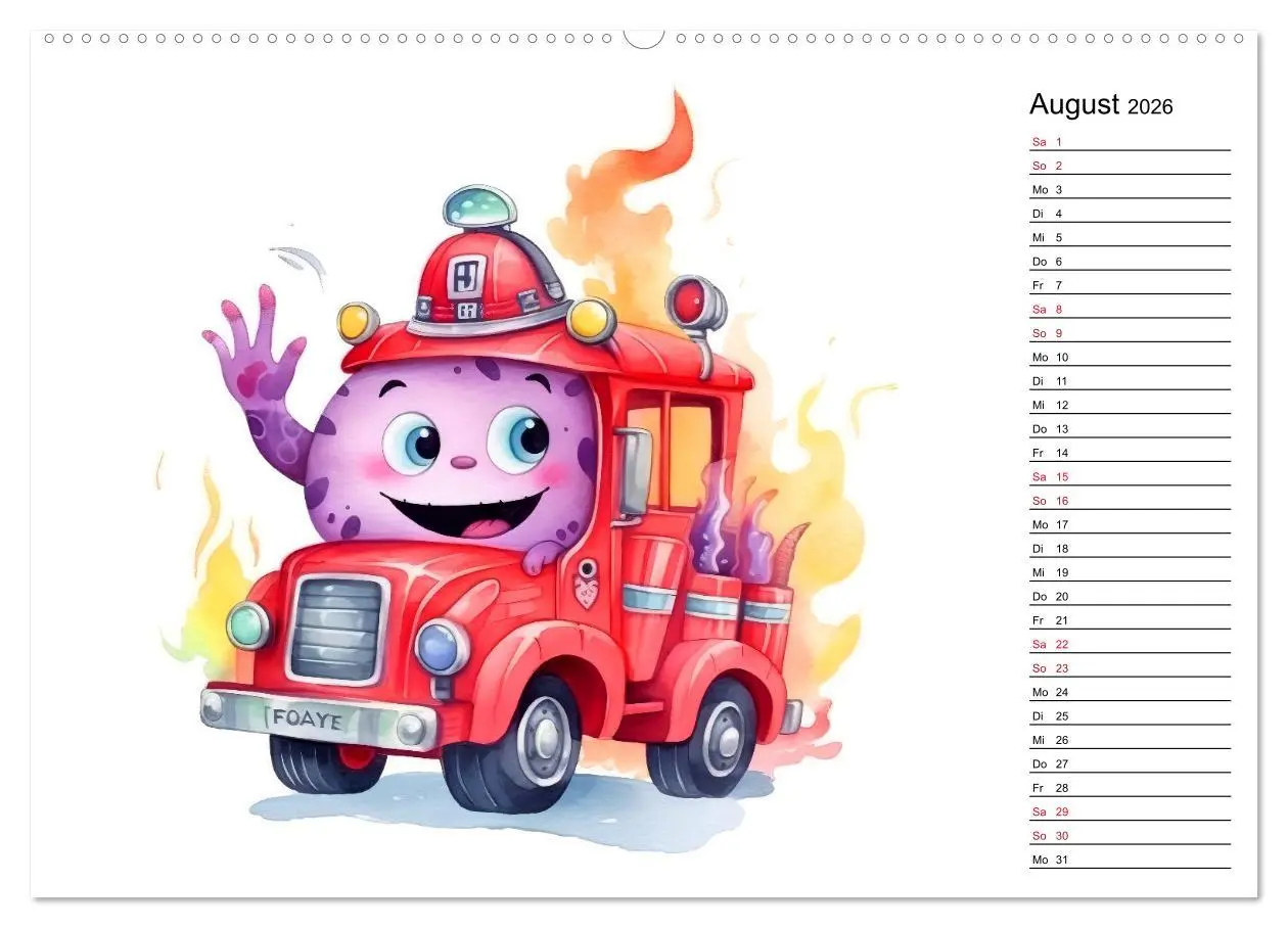 Bild: 9783457528440 | Monsterjobs - Kleine Monster, große Träume (Wandkalender 2026 DIN...