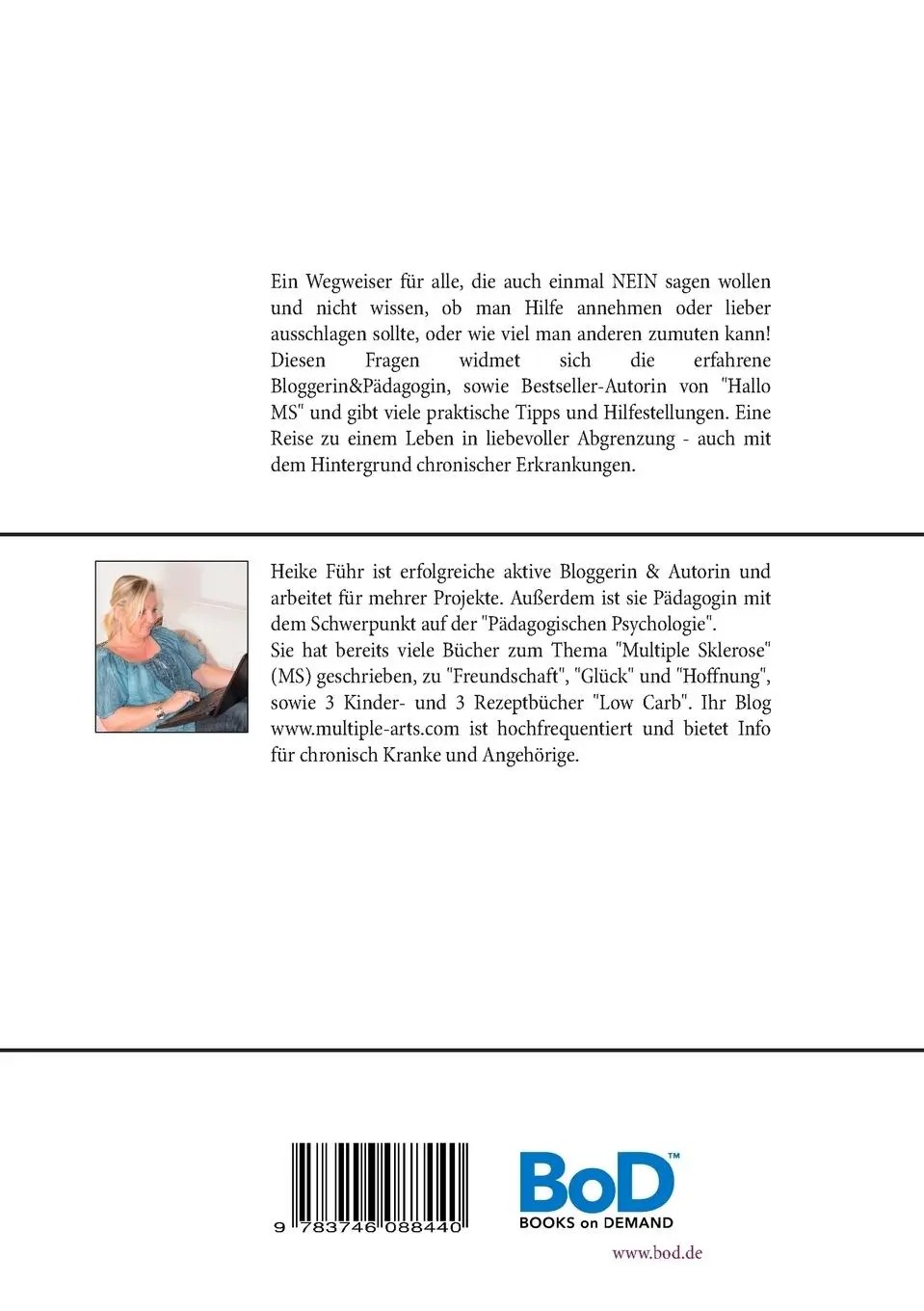Rückseite: 9783746088440 | Hilfe Annehmen lernen Abgrenzen &amp; NEIN-Sagen | Heike Führ | Buch