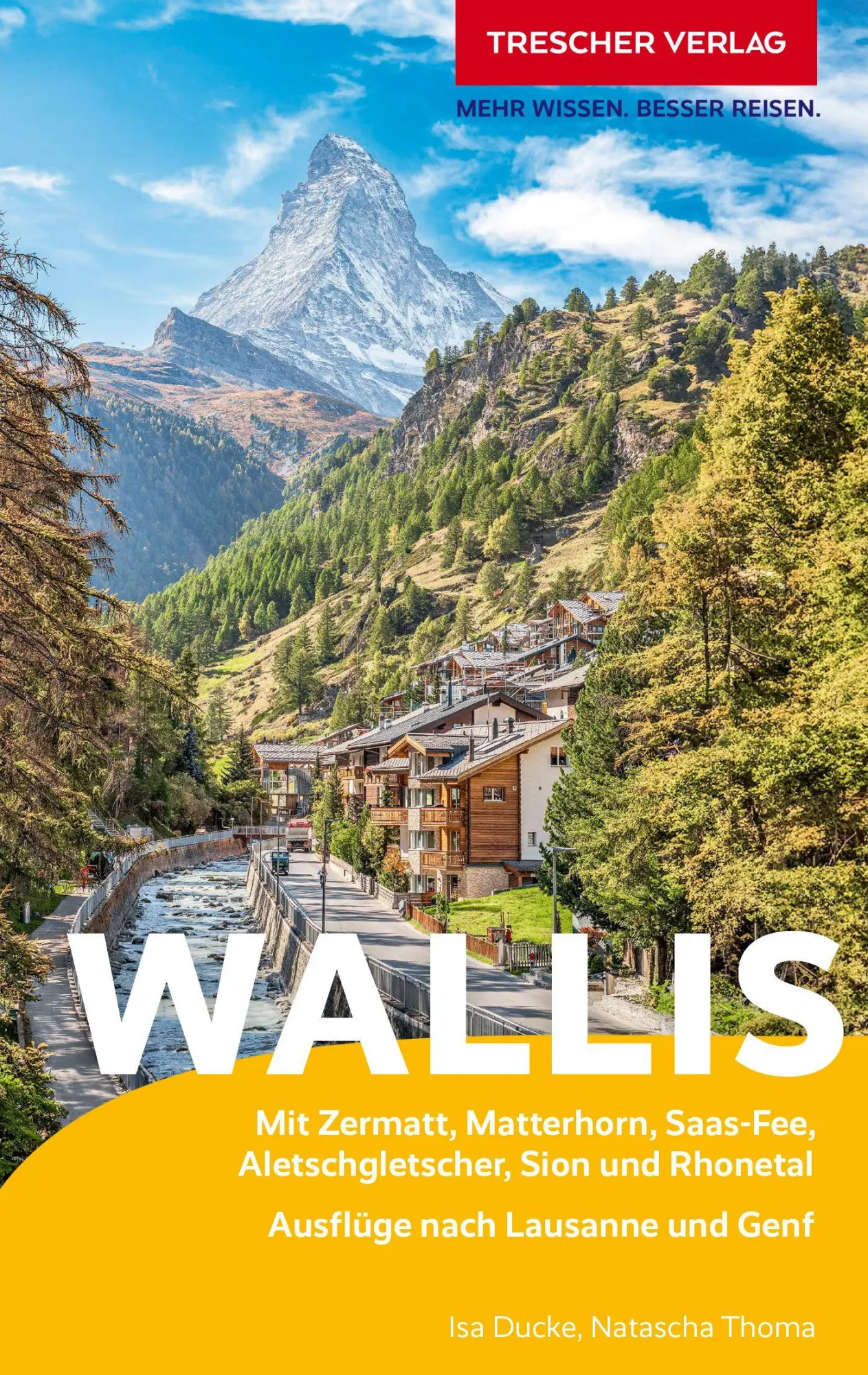 Cover: 9783897948440 | TRESCHER Reiseführer Wallis | Natascha Thoma (u. a.) | Taschenbuch