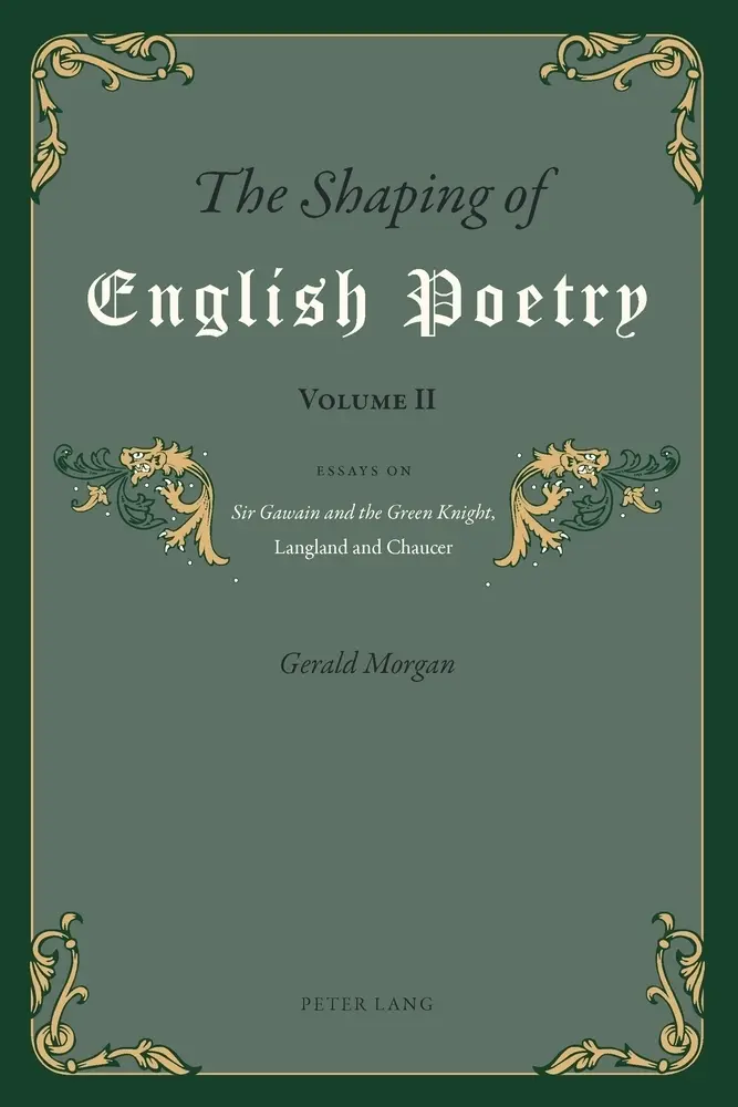 Cover: 9783034308540 | The Shaping of English Poetry- Volume II | Gerald Morgan | Taschenbuch