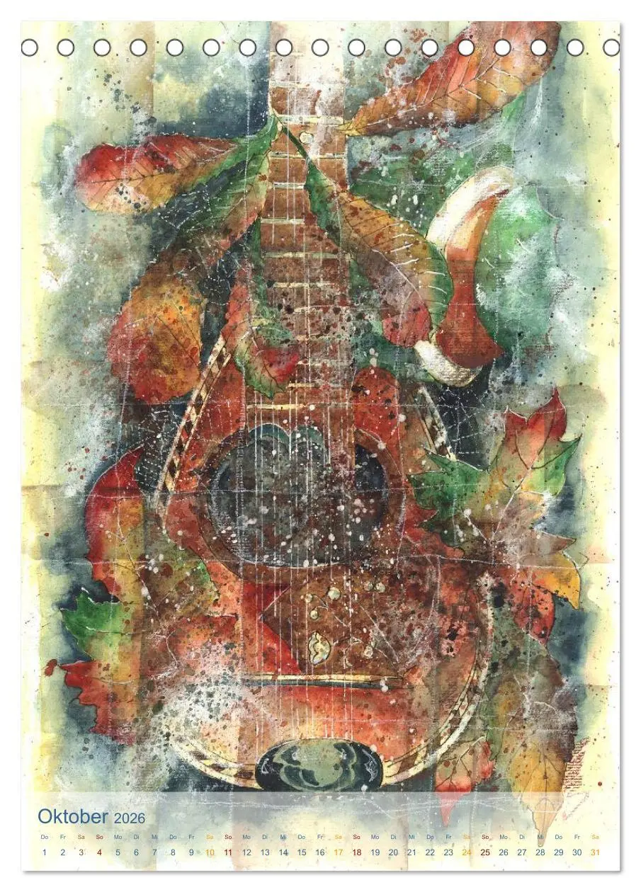 Bild: 9783516468540 | MUSIK Impressionen (Tischkalender 2026 DIN A5 hoch), CALVENDO...