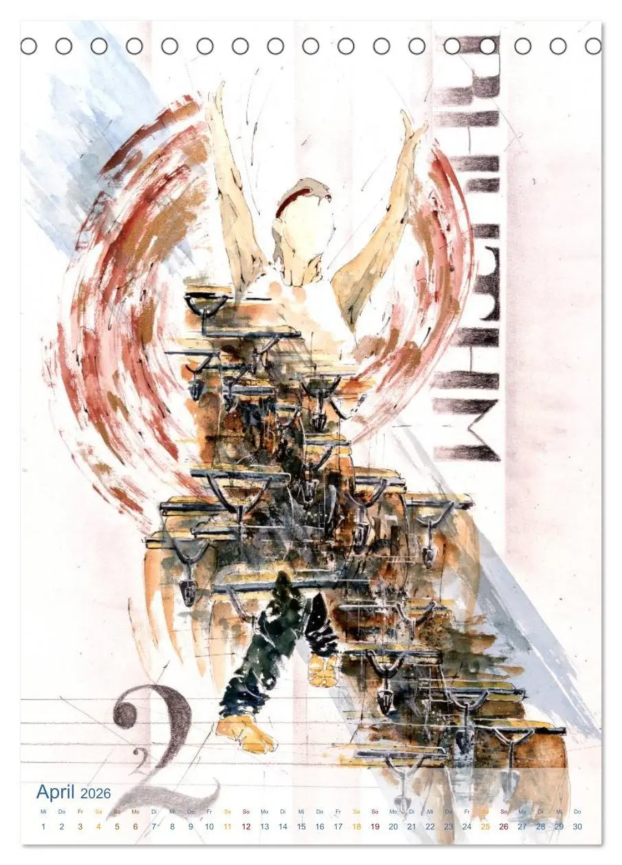 Bild: 9783516468540 | MUSIK Impressionen (Tischkalender 2026 DIN A5 hoch), CALVENDO...