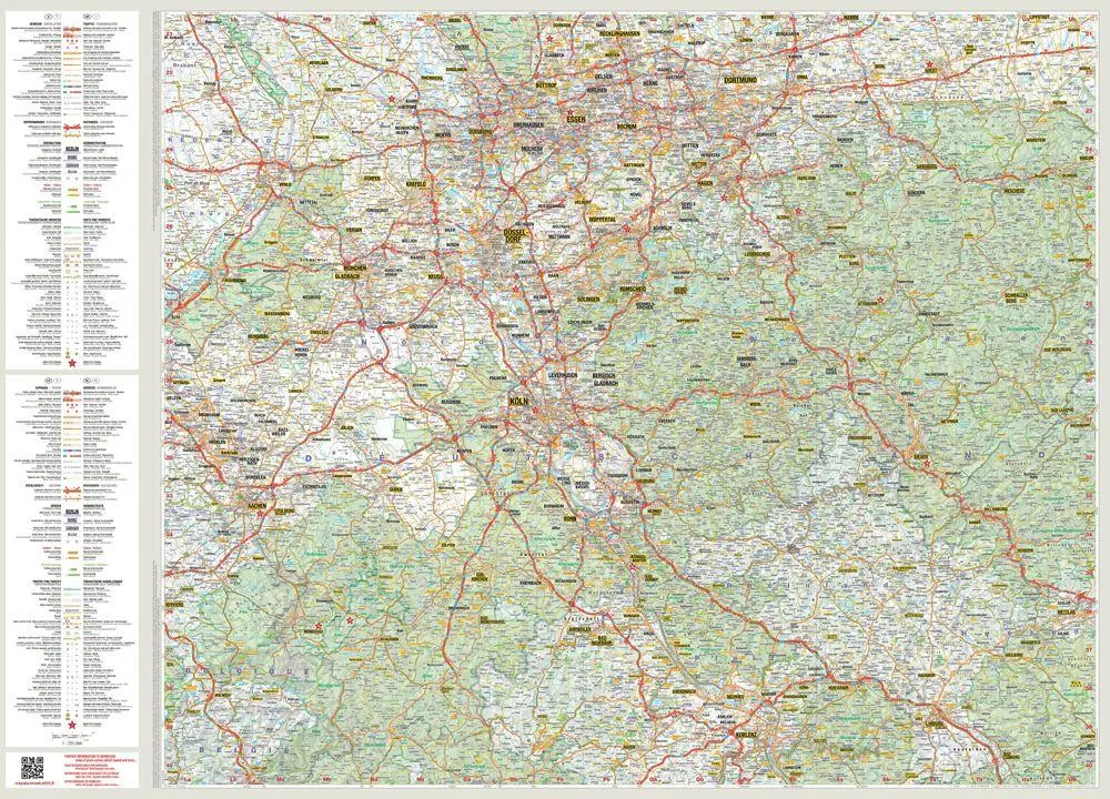 Bild: 9783575018540 | MARCO POLO Reisekarte Deutschland 05 Nordrhein-Westfalen 1:225.000