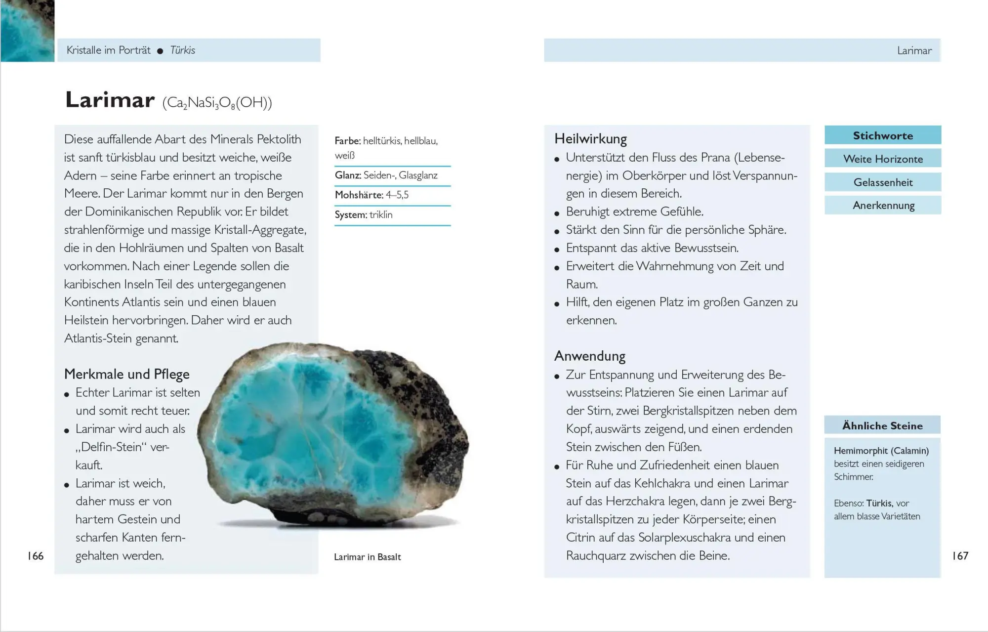 Bild: 9783809438540 | Handbuch Heilsteine | Simon Lilly (u. a.) | Taschenbuch | 288 S.