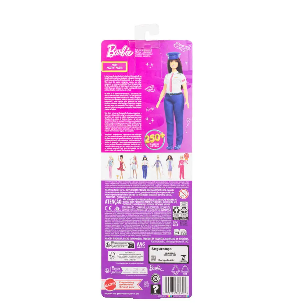Bild: 194735348640 | Barbie Pilotin | Blister | JKF75 | Deutsch | 2026 | Mattel