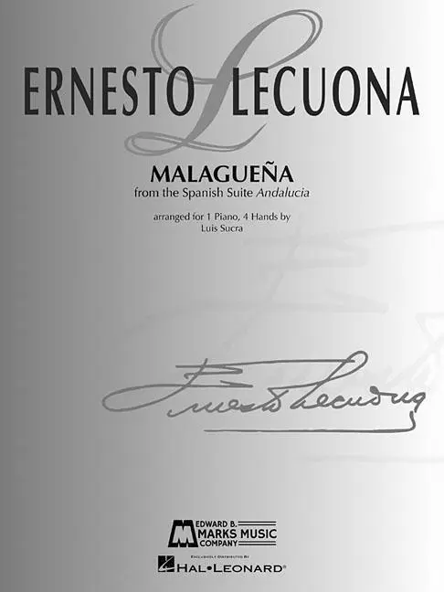 Cover: 9781495018640 | Malaguena | Piano Duet (1 Piano, 4 Hands) | Ernesto Lecuona | Buch