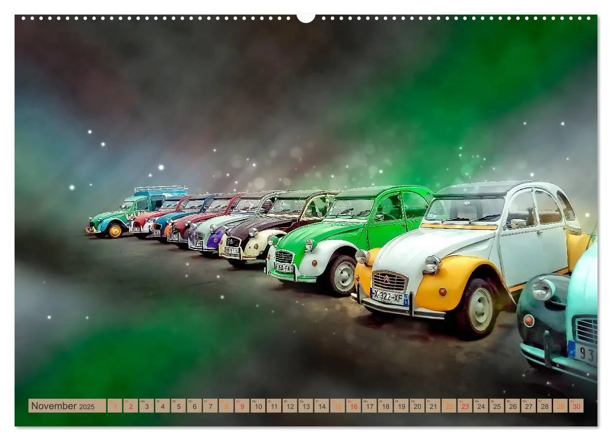 Bild: 9783435348640 | Die Ente - Citroën 2CV (Wandkalender 2025 DIN A2 quer), CALVENDO...