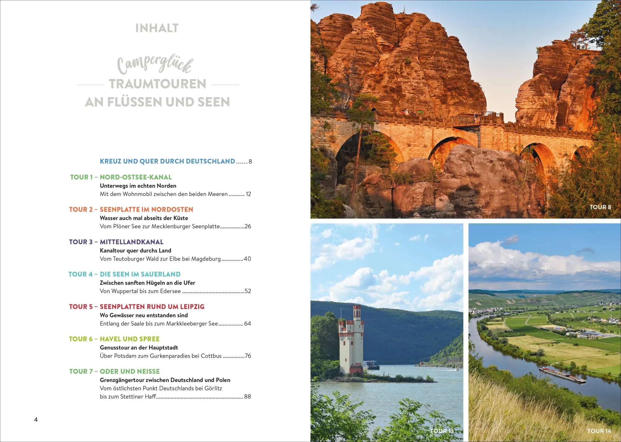Bild: 9783734328640 | Camperglück Traumrouten Flüsse und Seen | Michael Moll | Taschenbuch