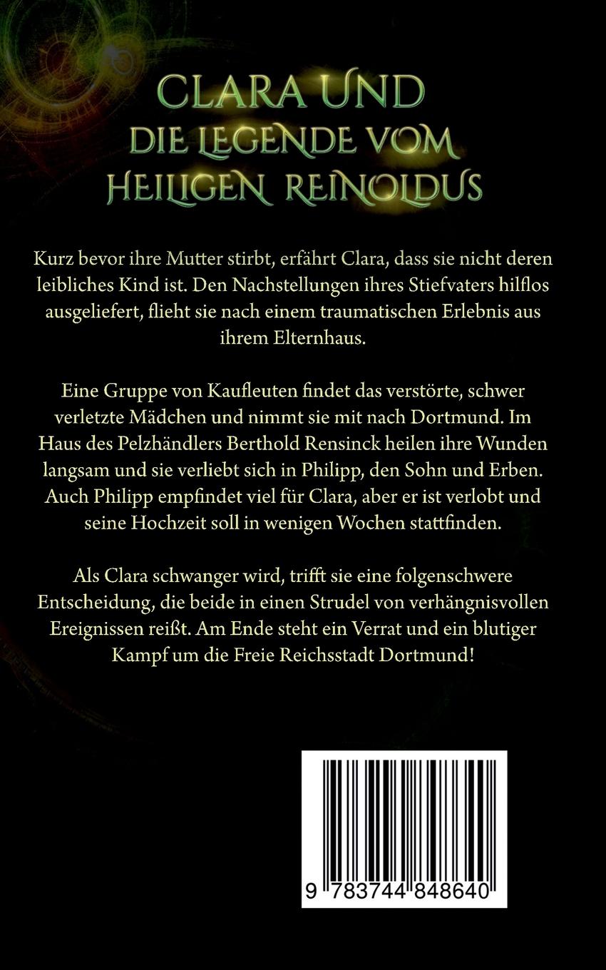 Rückseite: 9783744848640 | Clara und die Legende vom Heiligen Reinoldus | Andrea Gramckow | Buch