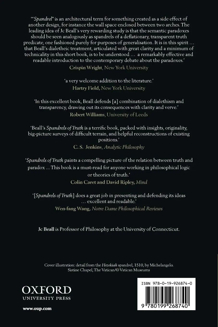 Rückseite: 9780199268740 | Spandrels of Truth | J. C. Beall | Taschenbuch | Englisch | 2011