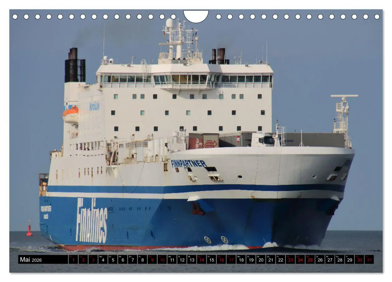 Bild: 9783457598740 | Shipspotting Travemünde (Wandkalender 2026 DIN A4 quer), CALVENDO...