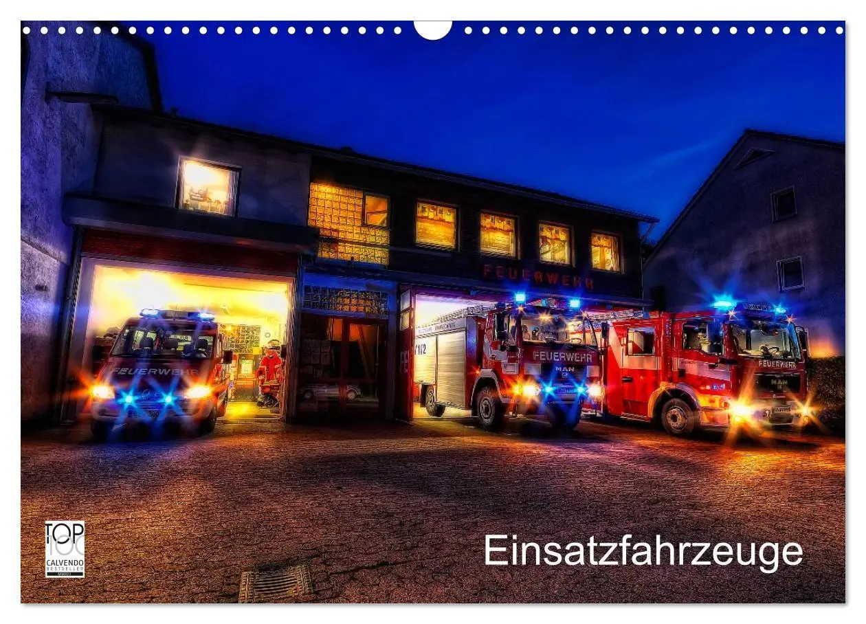 Cover: 9783516208740 | Einsatzfahrzeuge (Wandkalender 2026 DIN A3 quer), CALVENDO...