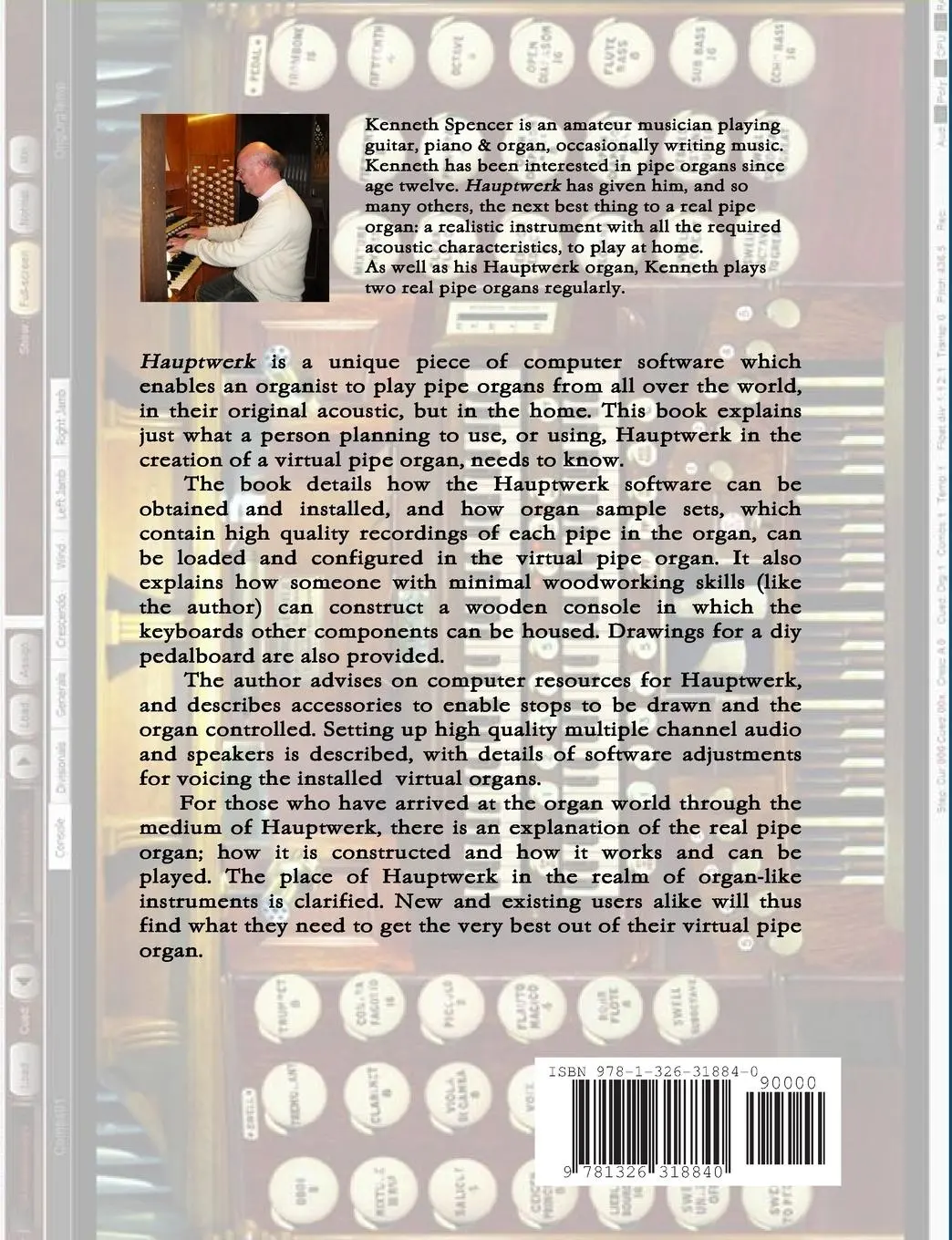 Rückseite: 9781326318840 | All about Hauptwerk | Kenneth Spencer | Taschenbuch | Englisch | 2016