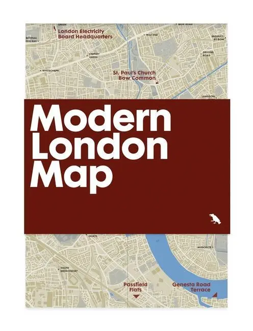 Cover: 9781912018840 | Modern London Map | Robin Wilson | (Land-)Karte | Karte/Landkarte