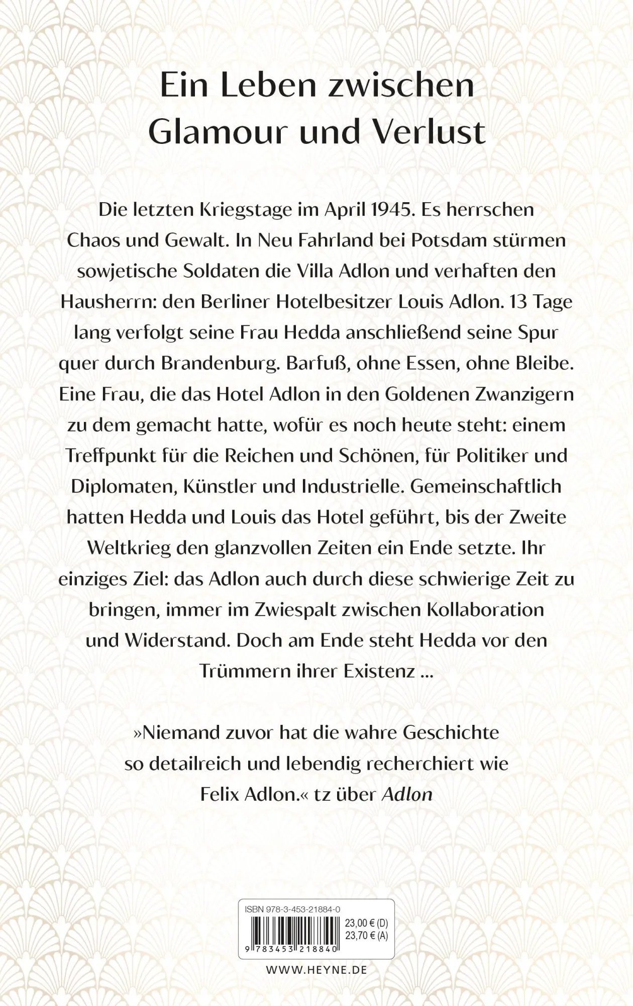Bild: 9783453218840 | Hedda Adlon | Felix Adlon (u. a.) | Buch | 272 S. | Deutsch | 2024