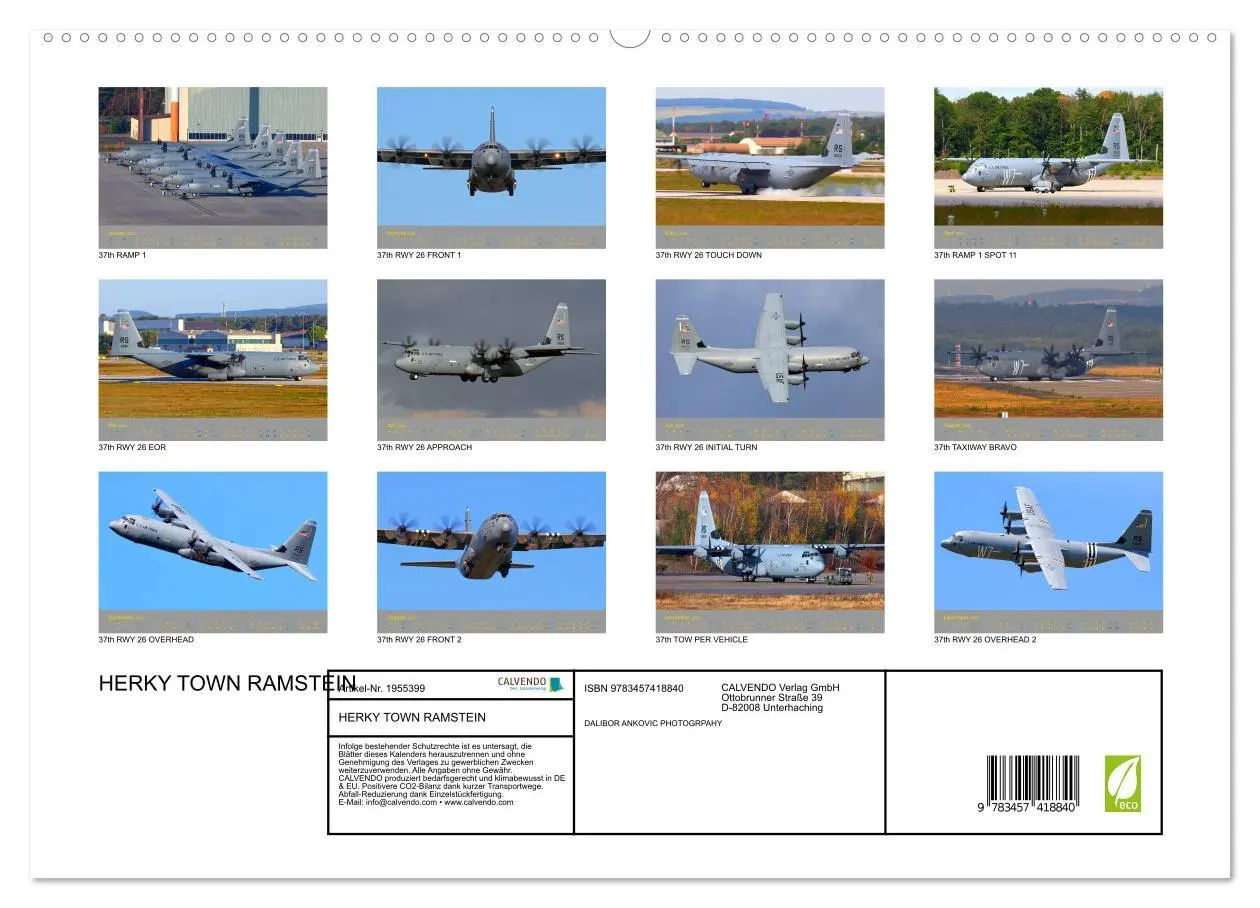Bild: 9783457418840 | HERKY TOWN RAMSTEIN (hochwertiger Premium Wandkalender 2026 DIN A2...