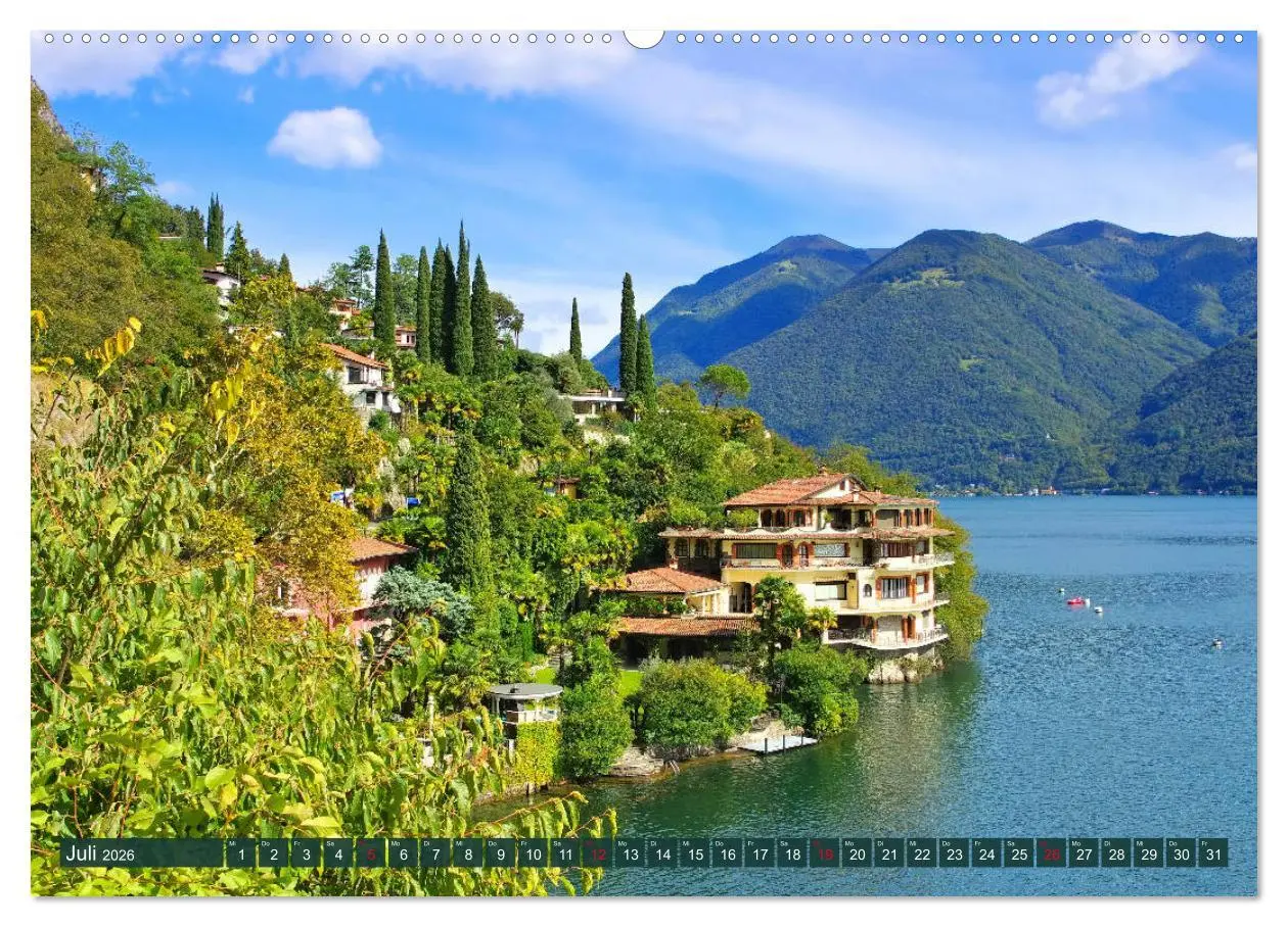 Bild: 9783457728840 | Luganer See - Zwischen Schweizer und Italienischen Alpen...