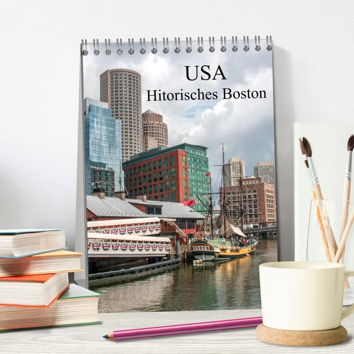 Bild: 9783516368840 | USA - Historisches Boston (Tischkalender 2026 DIN A5 hoch),...