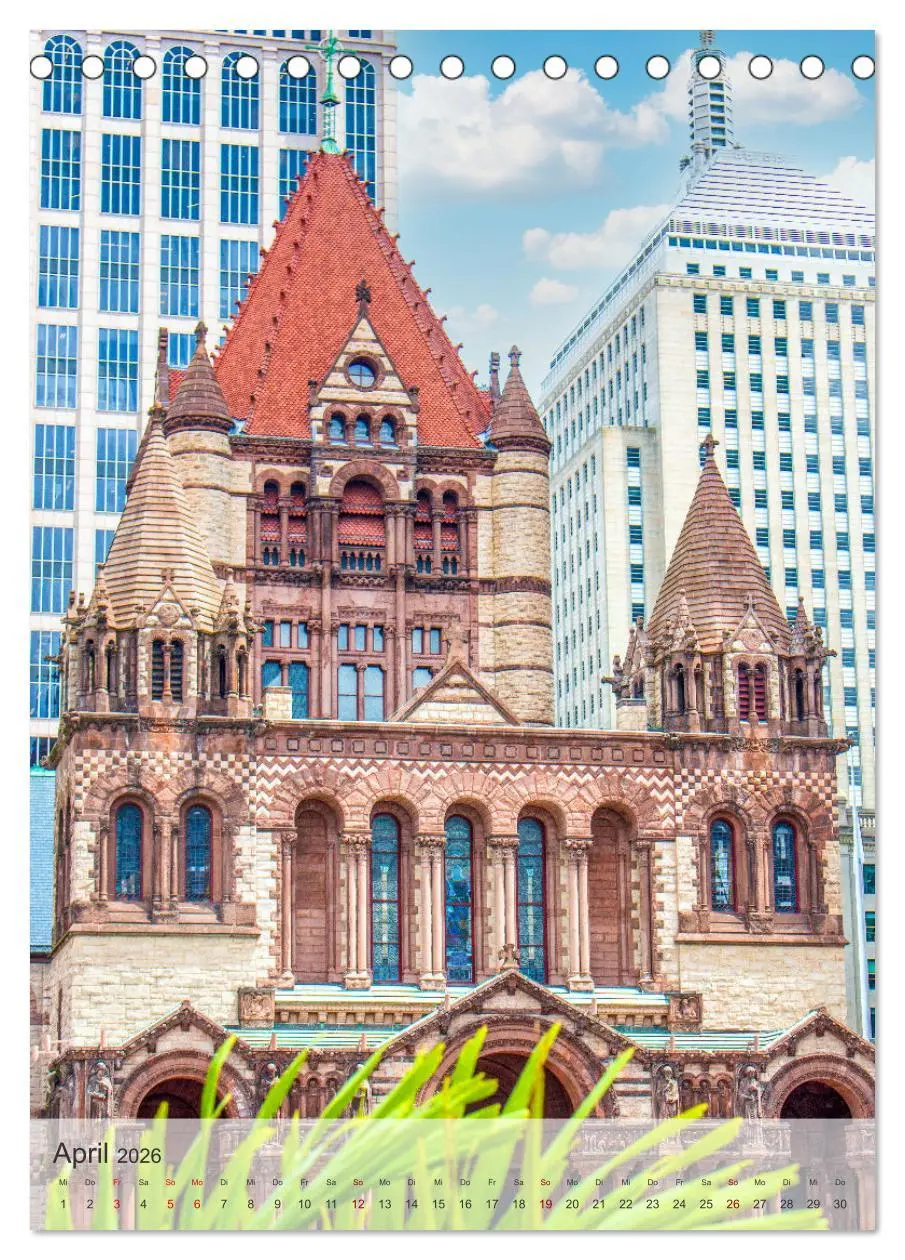 Bild: 9783516368840 | USA - Historisches Boston (Tischkalender 2026 DIN A5 hoch),...