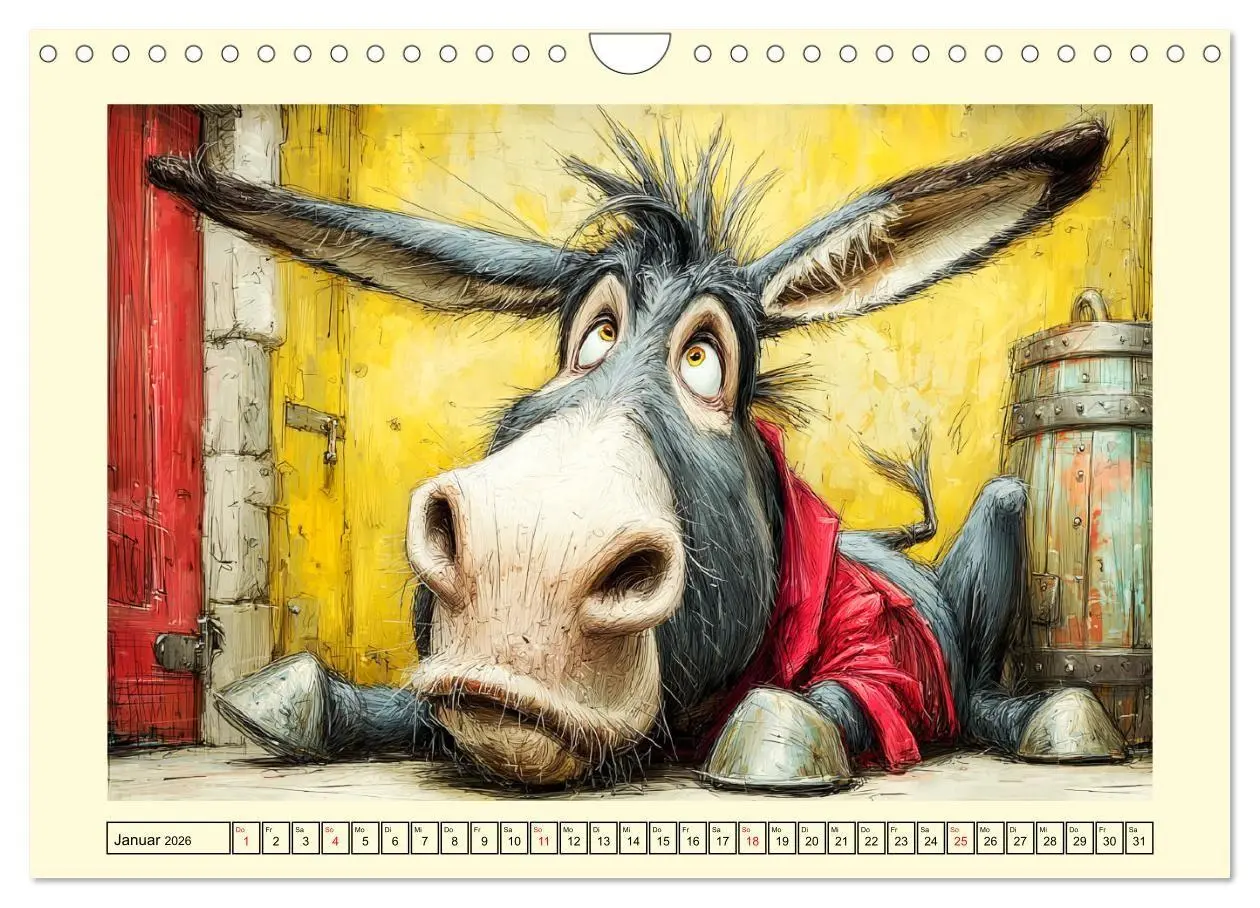 Bild: 9783516748840 | Esel mit Haltung. Karikaturen zwischen Humor und Melancholie...