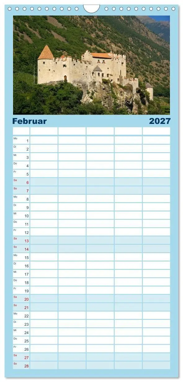 Bild: 9783594348840 | Familienplaner 2027 - Vinschgau - Die Sonnenseite Südtirols mit 5...