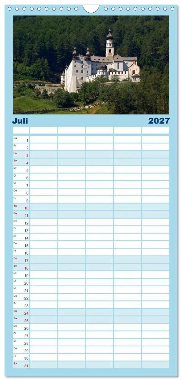 Bild: 9783594348840 | Familienplaner 2027 - Vinschgau - Die Sonnenseite Südtirols mit 5...