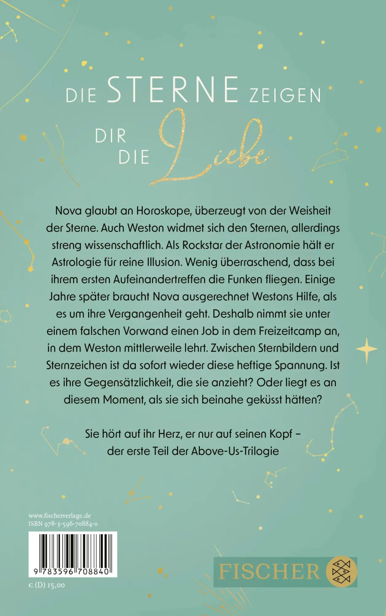 Rückseite: 9783596708840 | Meet Me Under The Stars | Lena Herzberg | Taschenbuch | 368 S. | 2024