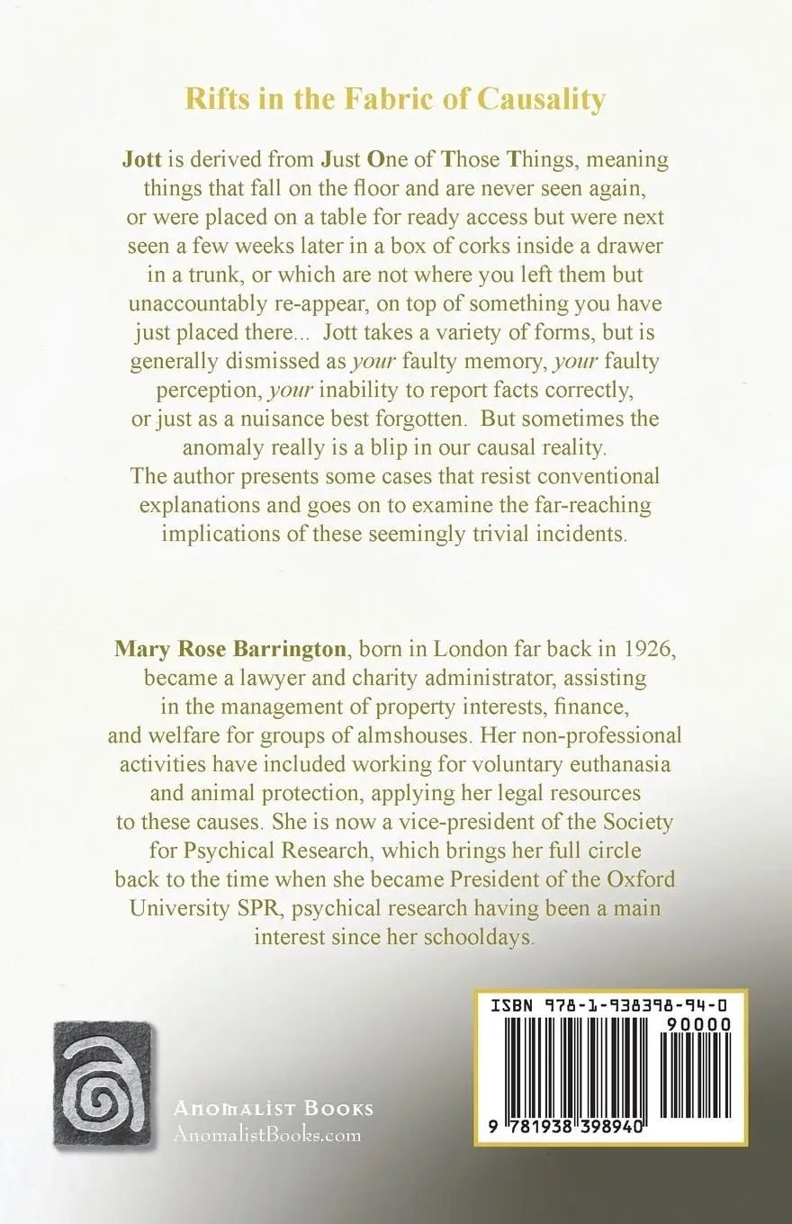 Rückseite: 9781938398940 | JOTT | Mary Rose Barrington | Taschenbuch | Paperback | Englisch