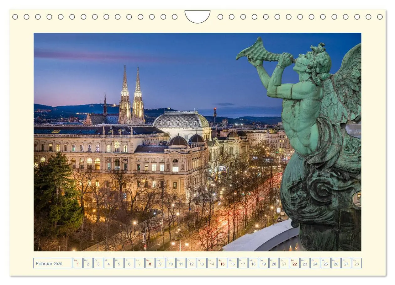 Bild: 9783457718940 | An der schönen blauen Donau - Ein Spaziergang in Wien (Wandkalender...