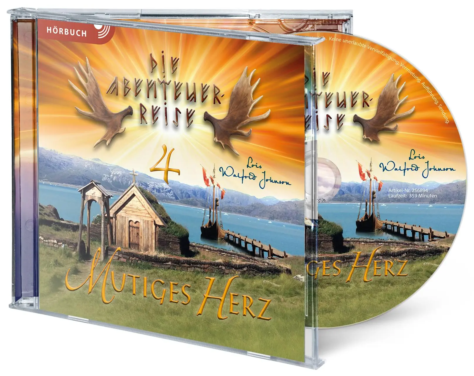Cover: 9783866998940 | Abenteuerreise 4: Mutiges Herz (Hörbuch [MP3]) | Band 4 von 5 | CD