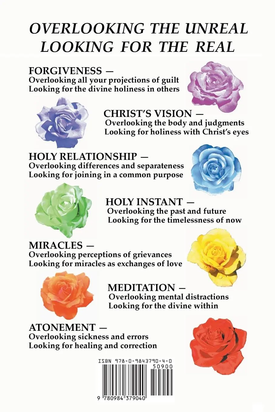 Rückseite: 9780984379040 | A Course in Miracles Seven Keys to Heaven | Donald James Giacobbe