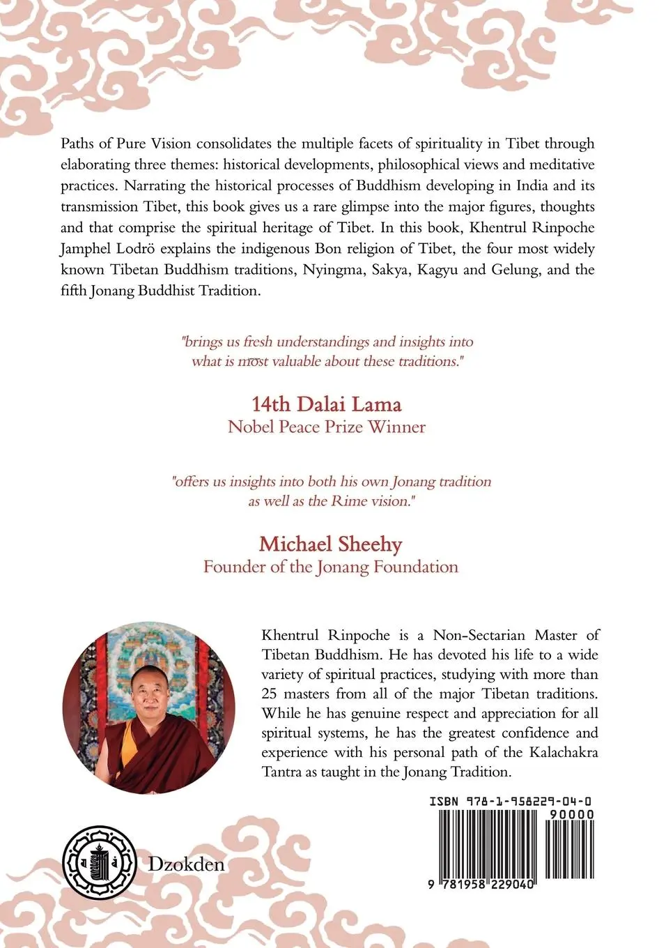 Rückseite: 9781958229040 | Paths of Pure vision | Shar Khentrul Jamphel Lodrö | Taschenbuch