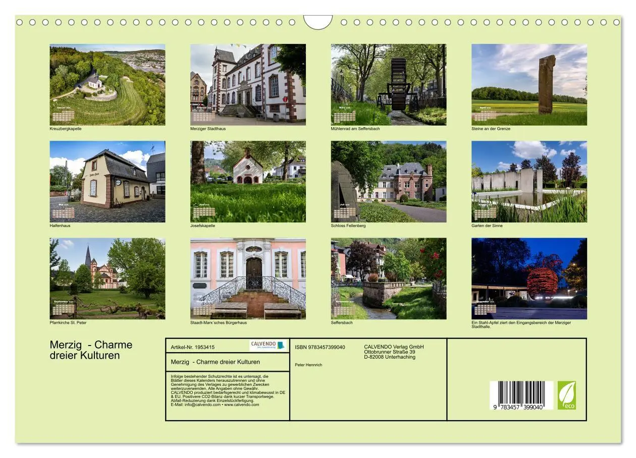 Bild: 9783457399040 | Merzig - Charme dreier Kulturen (Wandkalender 2026 DIN A3 quer),...
