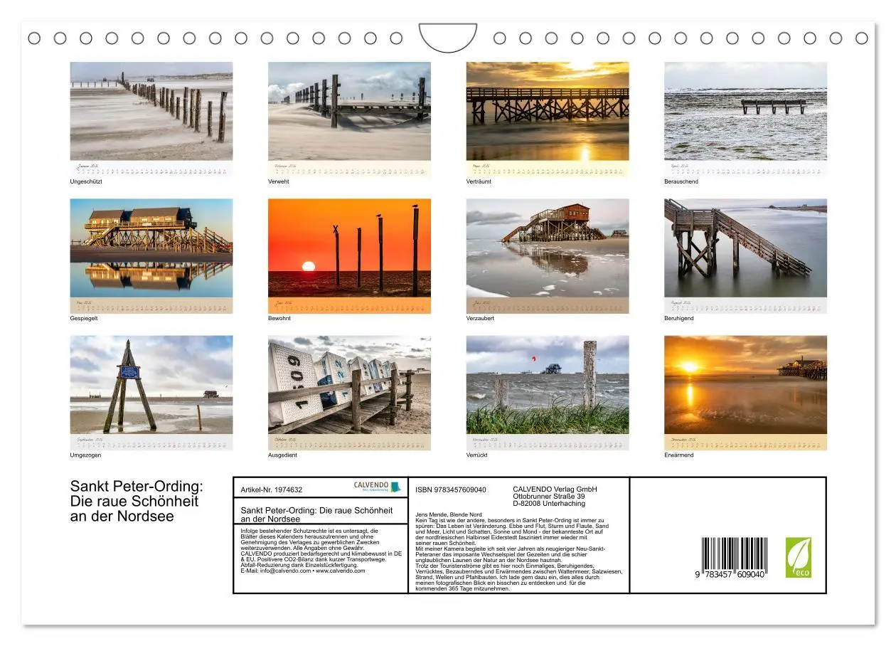 Bild: 9783457609040 | Sankt Peter-Ording: Die raue Schönheit an der Nordsee (Wandkalender...