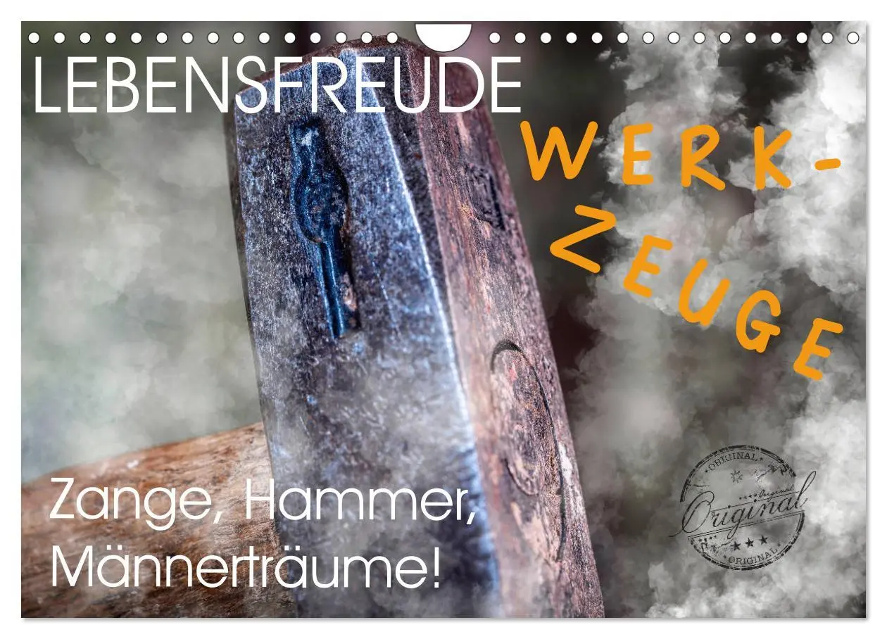 Cover: 9783457779040 | Lebensfreude Werkzeuge (Wandkalender 2026 DIN A4 quer), CALVENDO...